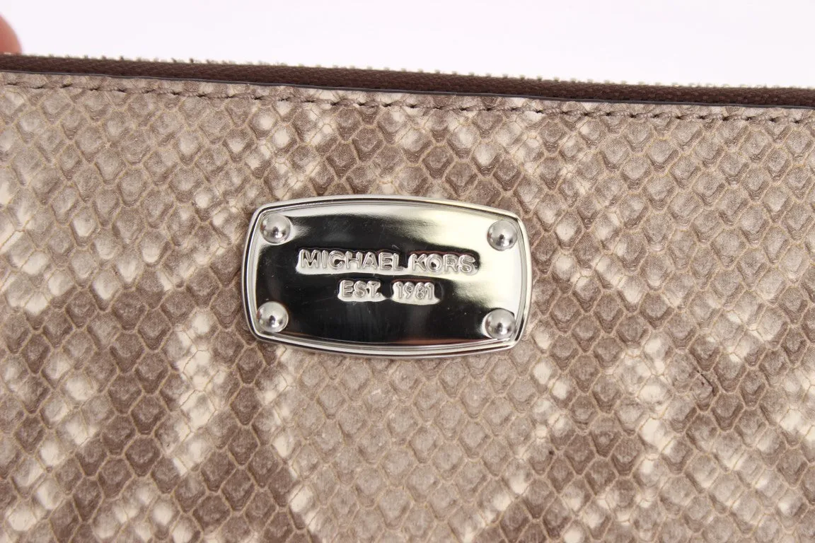 Beige JET SET ITEM Continental Wallet