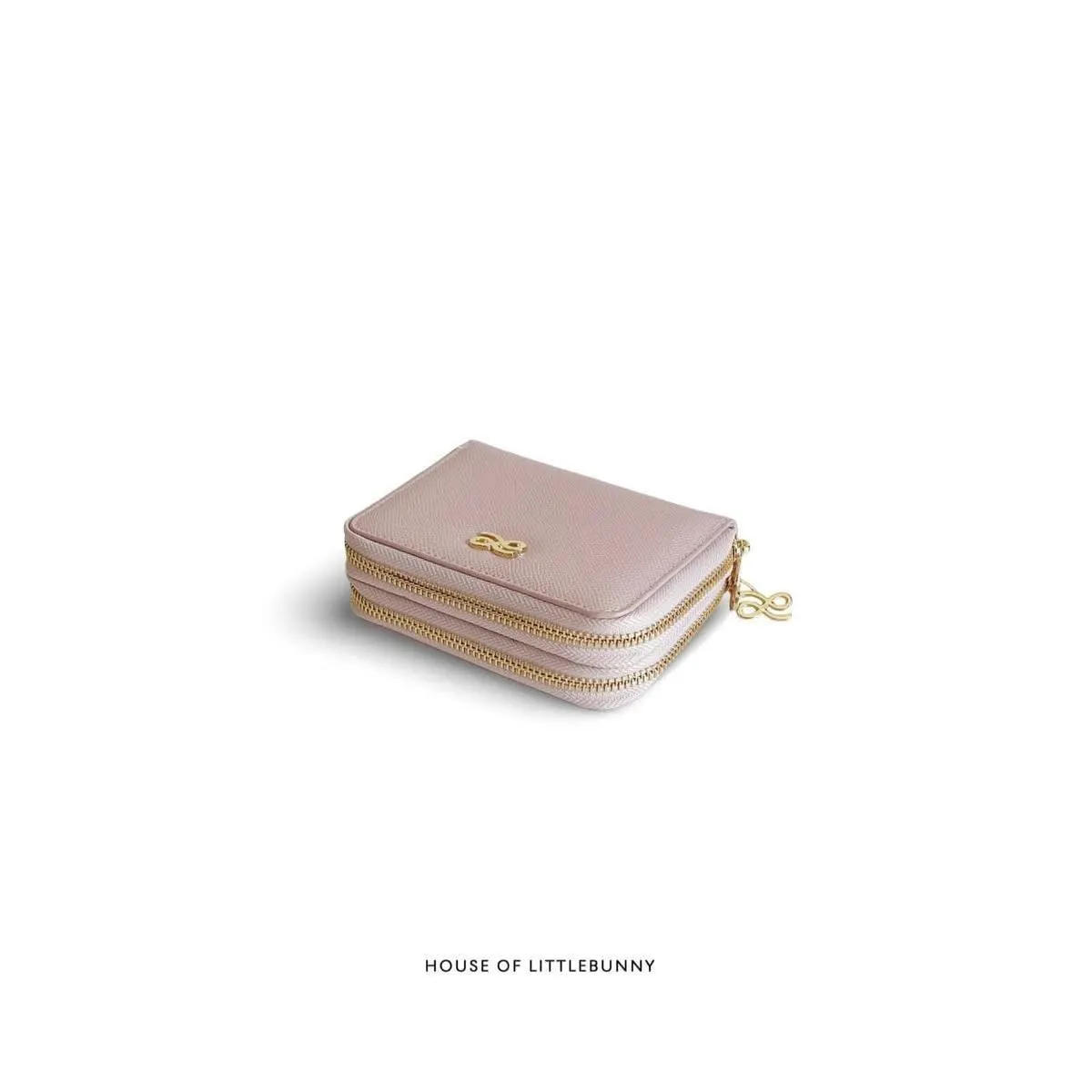 House of Little Bunny Double Zip Wallet