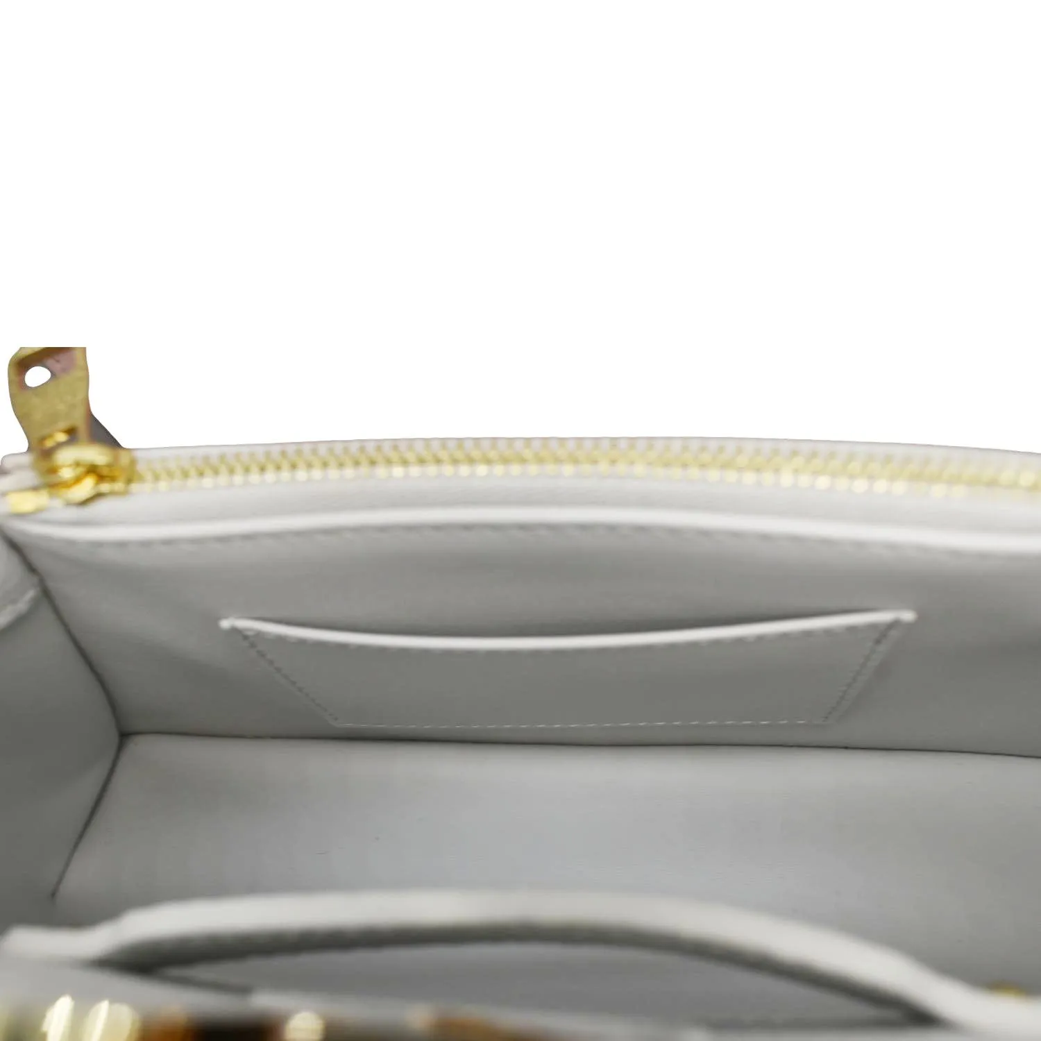 LOUIS VUITTON Capucines BB Taurillon Leather Shoulder Bag Silver