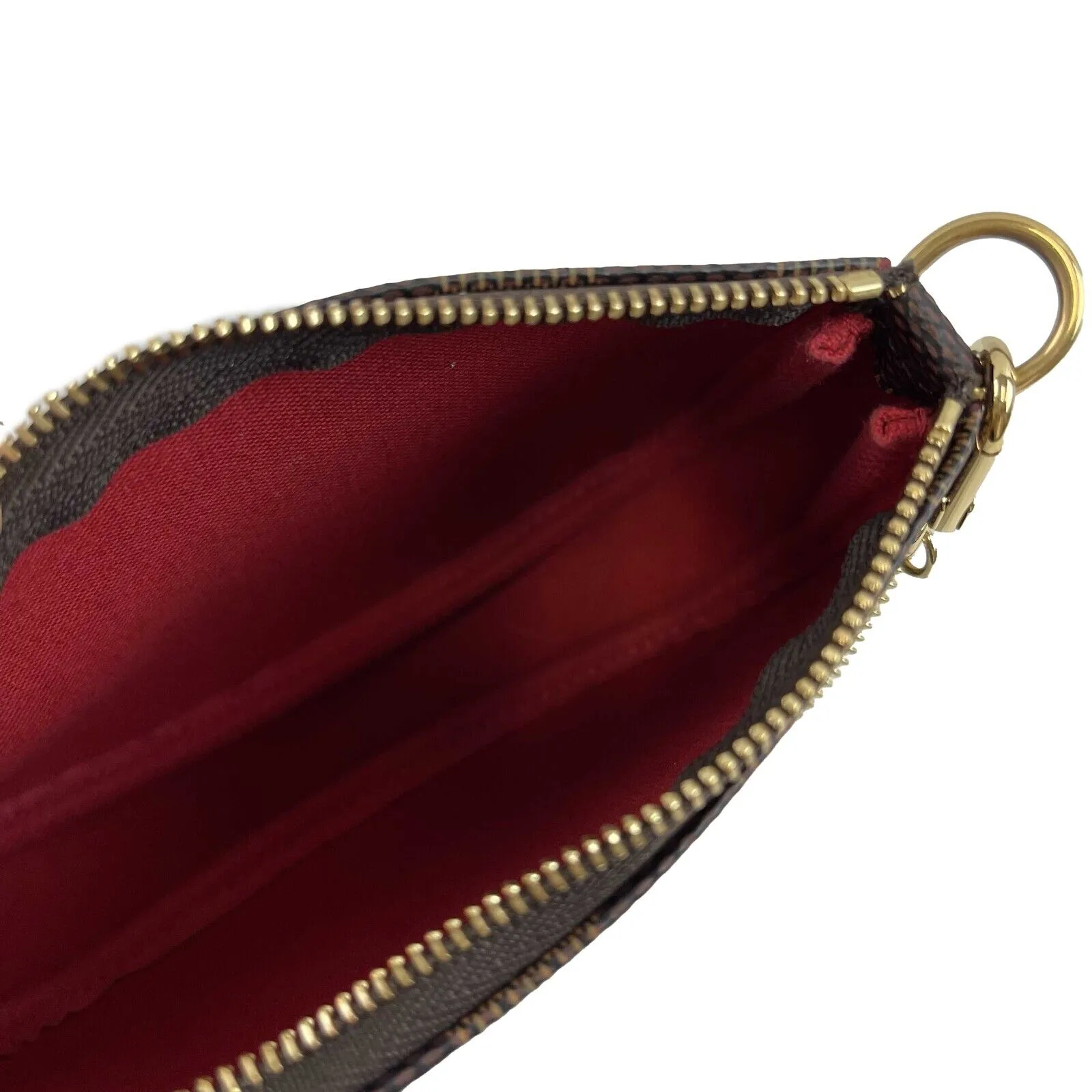 Louis Vuitton Mini Pochette Accessoires Damier Ebene Canvas Brown Pristine 2022