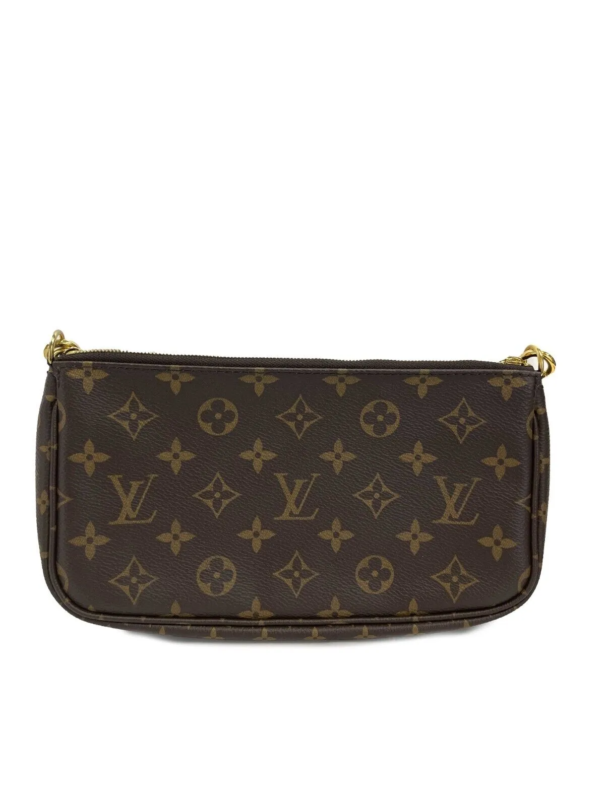 Louis Vuitton - Multi Pochette Accessories in Light Pink / Brown Crossbody